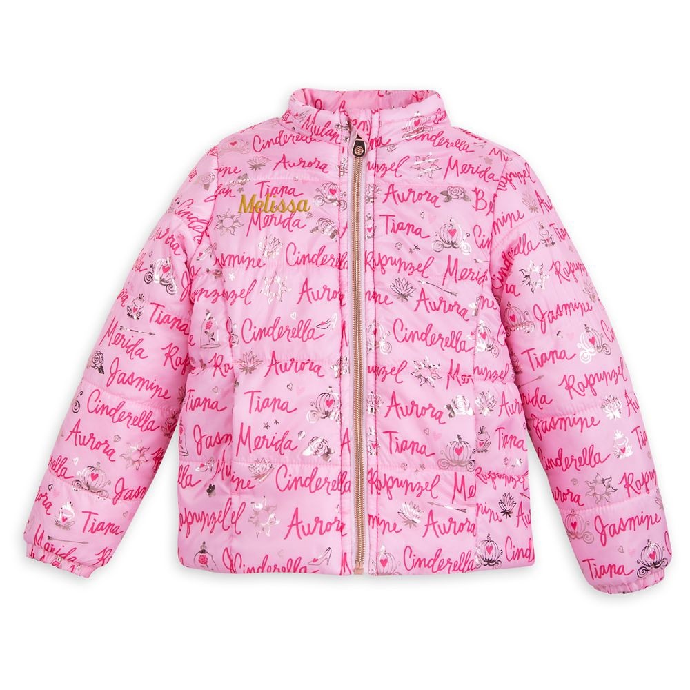Disney Princess Lightweight Puffy Jacket for Girls